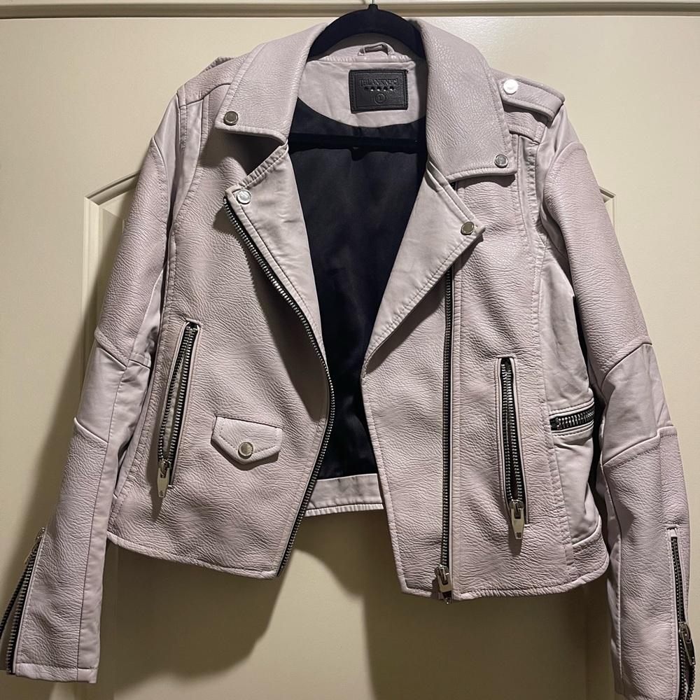 Blank NYC Grey Leather Jacket 🤍
